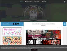 Tablet Screenshot of amigosmusica.com
